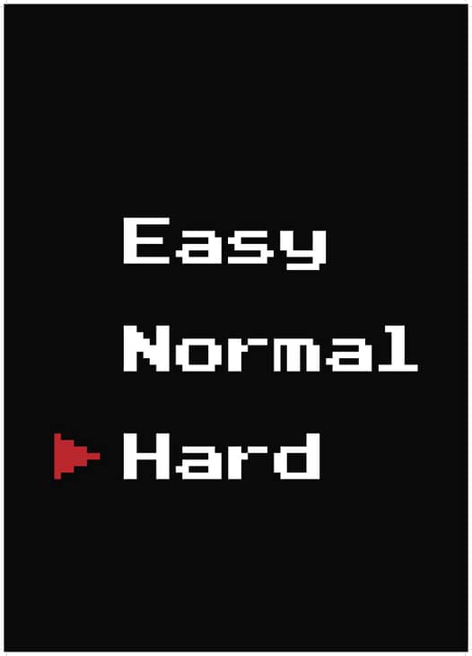 Modos de Jogo: Easy, Normal ou Hard.